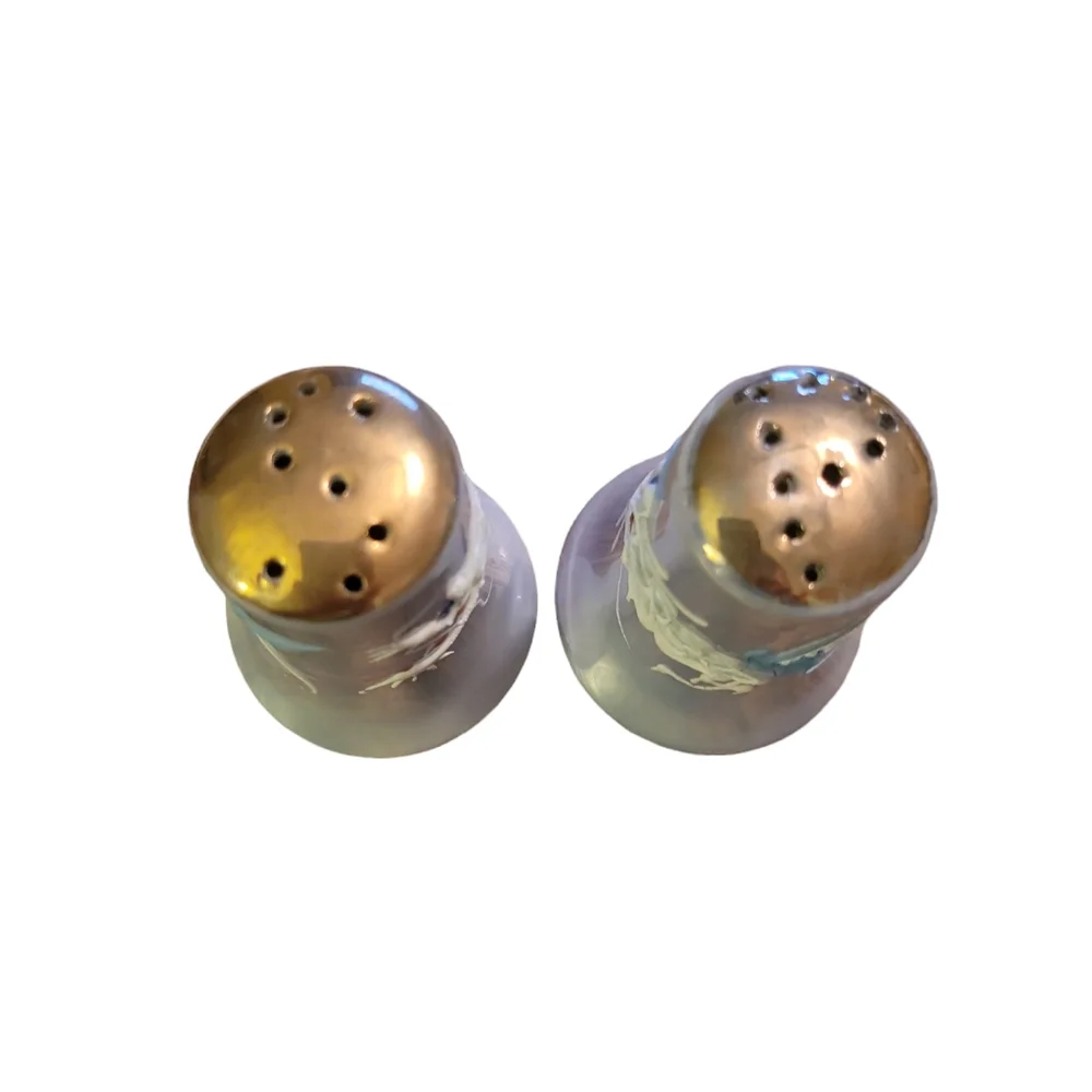 Vintage Japanese Moriage Salt & Pepper Shakers